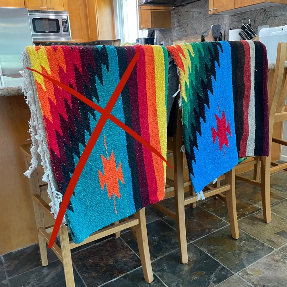 Diamond Aztec Mexican Blanket